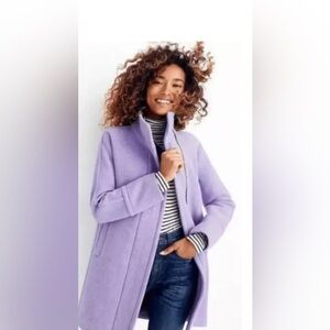 JCREW Stadium Lodge Coat Purple Sz00